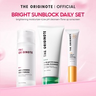 The Originote 3PCS Brightening Moisturizer 120ml - LOW PH Cleansing - Tone Up Tinted Sunscreen
