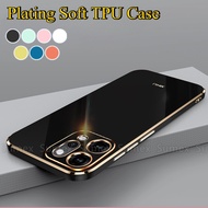Fashion Glossy Plating Soft TPU Case for OPPO Reno14 Reno 14 Pro 5G Electroplated Silicone Phone Cas