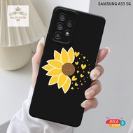 HP Samsung Galaxy A53 5G Case - Rajacase - Samsung A53 5G casing - Floral Softcase Motif - Cellphone