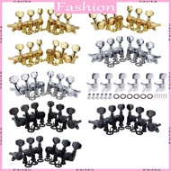 NAV 6Pcs 6R 6L 3R+3L Guitar Locking Tuners 1 18 Lock String Tuning for Key Pegs Machine Heads for LP