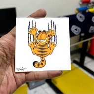 HP Cute cat stickers, cat stickers, cat stickers, cat oyen, light reflective stickers, hologram, cel