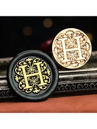 1PC 26 English Letters Wax Seal Stam, Brass Materia, Hand Stamped With Seal, For Scrapbook Envelopes