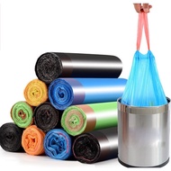 Leakproof Strong Kitchen Rubbish Bag With Handle 45x50cm 15pcss (Thicken Drawstring Garbage Bag)