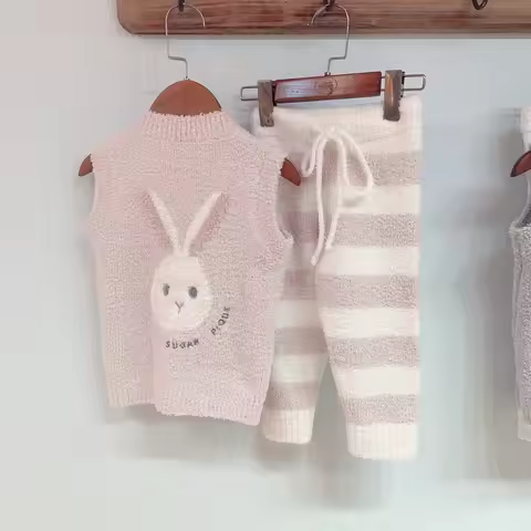 Gelato Pique Homme Baby Kids Soft Vest Vest Pajamas Home Clothes Heattech Suit