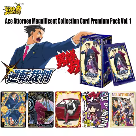 KAYOU Genuine Anime Ace Attorney Cards Deluxe Fan Gift Collectible Trading Cards 1st Ed Hot Sale Ful