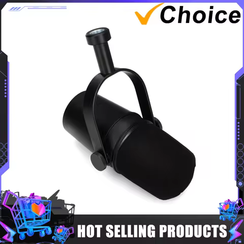 Professional MV7X All Metal XLR Microphone Dynamic Vocal Recording mic for Live Stage Studio Podcast