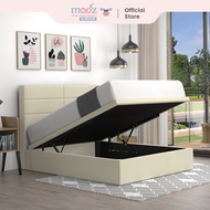 [Pre-order] mooZzz Shelby Bed Frame With Storage And Jarvis Headboard | Available In Single, S/Single, Queen, King sizes