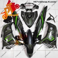 Yamaha LC 135 Cover Set V6 Grey ATAU Hijau Lumut Exciter Robot 2022 158 GREEN V1 V2 V3 V4 V5 V6 V7 O