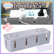 1Pc Wire Cable Management Box Wire Cable Box Dust-proof Power Strip Wire Case