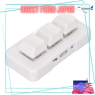 Mini USB 3 Key Keypad, Mini USB Micro Interface 3 Key One-handed Mechanical Gaming Keypad, RGB 3 Key
