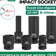MATA ISKU shock impact socket wrench Long socket wrench set crmo 12 drive socket sturdy and strong o