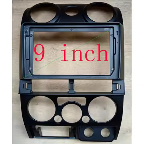 for Isuzu D-max 2001-2012 Car Accessories 2 Din 9 Inch Android Radio GPS Fascia Panel Audio Video Fr