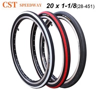 CST Folding Bike Tyre 20 * 1 1/8 Bicycle Tire Antislip 60 Tpi Foldable Bicycle Tyres 20 Inch Sport Cycling Parts