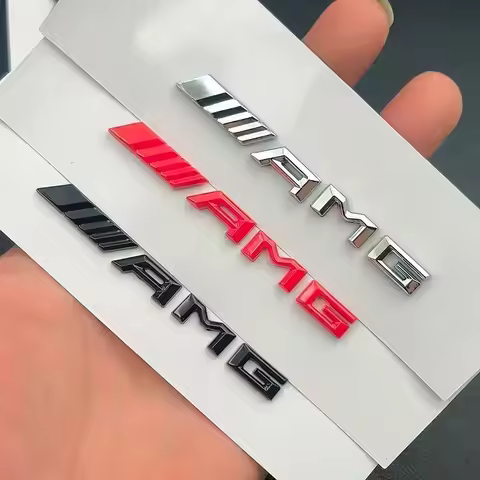 3D ABS Small Car Console Fob Sticker Logo AMG Emblem Badge For Mercedes Benz A B C E S GLA CLA GLC G