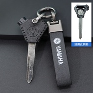 Ostrich Skin Retro Leather Scootor Motorcycle Remote Key Fob Shell Case Cover Holder Chain Bag Keych