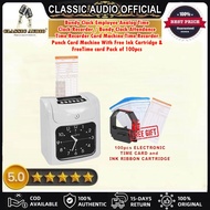 Bundy Clock Employee Analog Time Clock Recorder / Bundy Clock Attendance / Time Recorder Card Machin
