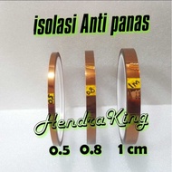 Kapton Tape 0.5 0.8 1cm Heat Resistant Insulation Tape