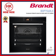 Brandt BOP7568LX  Built-in pyrolytic oven Stainless steel with TFT Screen