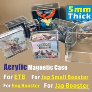 Acrylic Magnetic Case For ETB / English Booster / Japanese Small Booster / Japanese Booster 5mm Thic