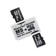 Memory Stick Pro Duo Card Reader For PSP 1000 PSP 2000 PSP 3000 SD TF to MS Card Adapter Converter