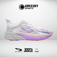 UNGU WOMEN'S RUNNING SHOES 910 FUUTO REVENGE - IVORY WHITE LIGHT PURPLE/ORANGE