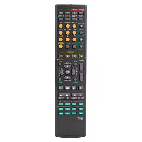 Black Plastic Smart Remote Control Controller for Yamaha RAV315 RX-V363 RX-V463