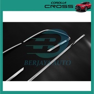 Toyota Corolla Cross XG10 (2020 - 2025) Rear Reflector Cover + Bumper Chrome Lining Berjaya Auto Car