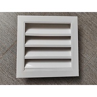 Cửa gió chớp nan Z 300x300mm kèm lưới chắn côn trùng lắp ngoài trời tránh hắt mưa