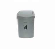 ดีเคดับบลิว DKW(Official) ถังขยะฝาสวิง รุ่น HH-208P ขนาด 9 ลิตร สีเทา