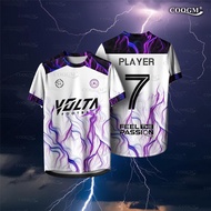 Original Purple Classic Futsal Football Baju Jersey Custom Name Volta Jersey