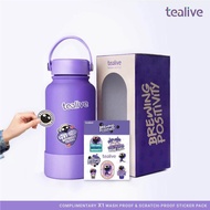 Tealive Thermo Bottle - Purple (650ml) [Free Tealive Sticker]