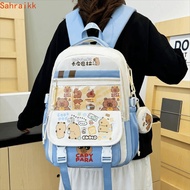 AXIOM Capibara Backpack, Waterproof Cute School Bag, Lightweight Cartoon Large Capacity Teenager's B