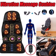 Multifunctional Pad Back Massager Car Chair Body Massage Heat Mat Seat Cover Cushion Neck Pain Lumbar Support