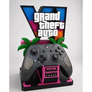 Xbox Console Display Stand & PS5 Series X GTA 6 3D Printed PETG Plastic - Orange Store