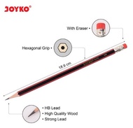 [eceran pcs] joyko pensil tulis 2b - joyko hb 6151