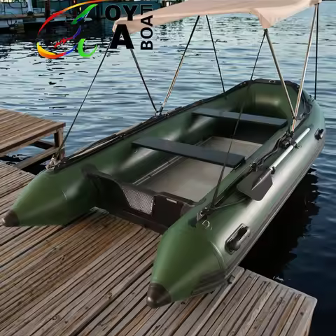 Factory Selling 18ft 550cm CE PVC Aluminum Floor Rowing Boat Inflatable Dinghy Boat