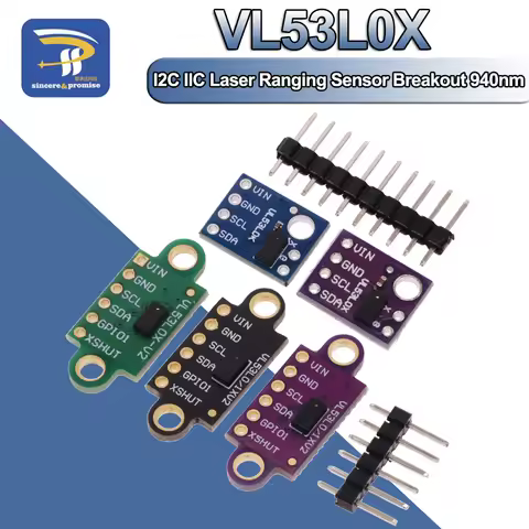 GY-530 VL53L0X Time-of-Flight (ToF) Laser Ranging Sensor Breakout 940nm GVL53L0X-V2 Distance Module 