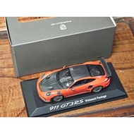[Ready Stock] Mini Cut MINICHAMPS 1/43 PORSCHE PORSCHE 911 991.2 GT3 RS Orange Brand New Ready Stock