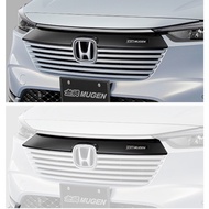 Mugen Front Grill Garnish Honda New HRV Vezel 2022 Gloss Black