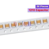 50PCS 1KV 2KV SMD Chip Capacitor 1210 10V 16V 25V 50V 1nF 4.7nF 100nF 470nF 680nF 0.1uF 1uF 2.2uF 4.