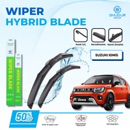 Car Wiper SUZUKI Ignis Frameless 1 Set Kiri and Right Hybrid Blade Model