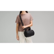 Knit Nylon Mini Barrel Duffle Bag