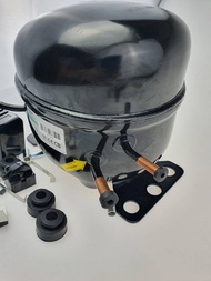 ADW91 คอมเพรสเชอร์ 1/3 แรงม้า R134a LBP สำหรับตู้แช่ ตู้เย็น  Compressor ของใหม่ พร้อมอุปกรณ์ ดีเลย์