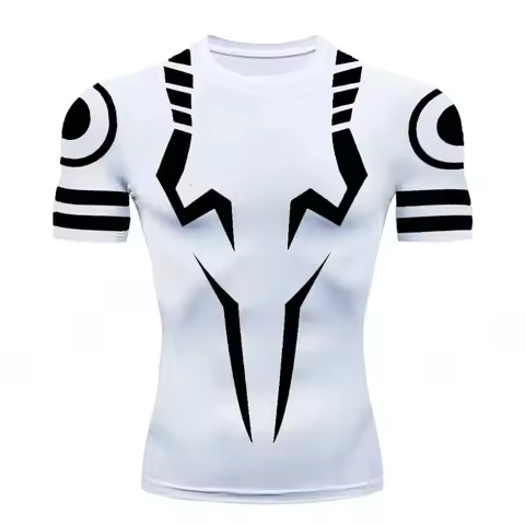 2025 Fashion New T-Shirt For Men Gym Anime Jujutsu Kaisen 3D Print Fitness Oversized T shirt graphic