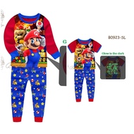 B0923 Super Mario Glow In The Dark Sleepwear Pajamas / Baju Tidur (3-12y)