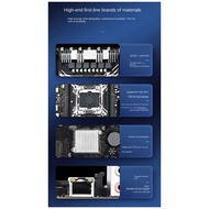 X99M-G Motherboard Supports LGA 2011-3V3V4 Processor 128GB DDR4 ECC RAM NVME M.2 M.2WIFI PCI-E 4X SATA 3.0 Plastic