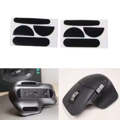 2 Sets of MX Master 3S Rounded Curved Edges Mouse Feet Mouse Skate Mouse Pads Wireless Gaming Mouse 
