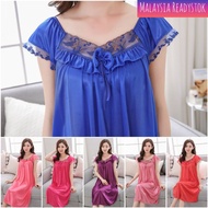 Baju Tidur Perempuan nightwear labuh lingerie plus size pyjamas lingeries pajamas large size malaysi