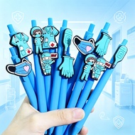 Hot-selling Creative Medical Series Ballpoint Pen Blue Pen Holder Medical Writing Stationery Black Q