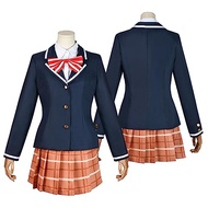 Women Shiina Mahiru Cosplay Jacket Shirt The Angel Next Door Spoils Me Rotten School Uniform for Hal